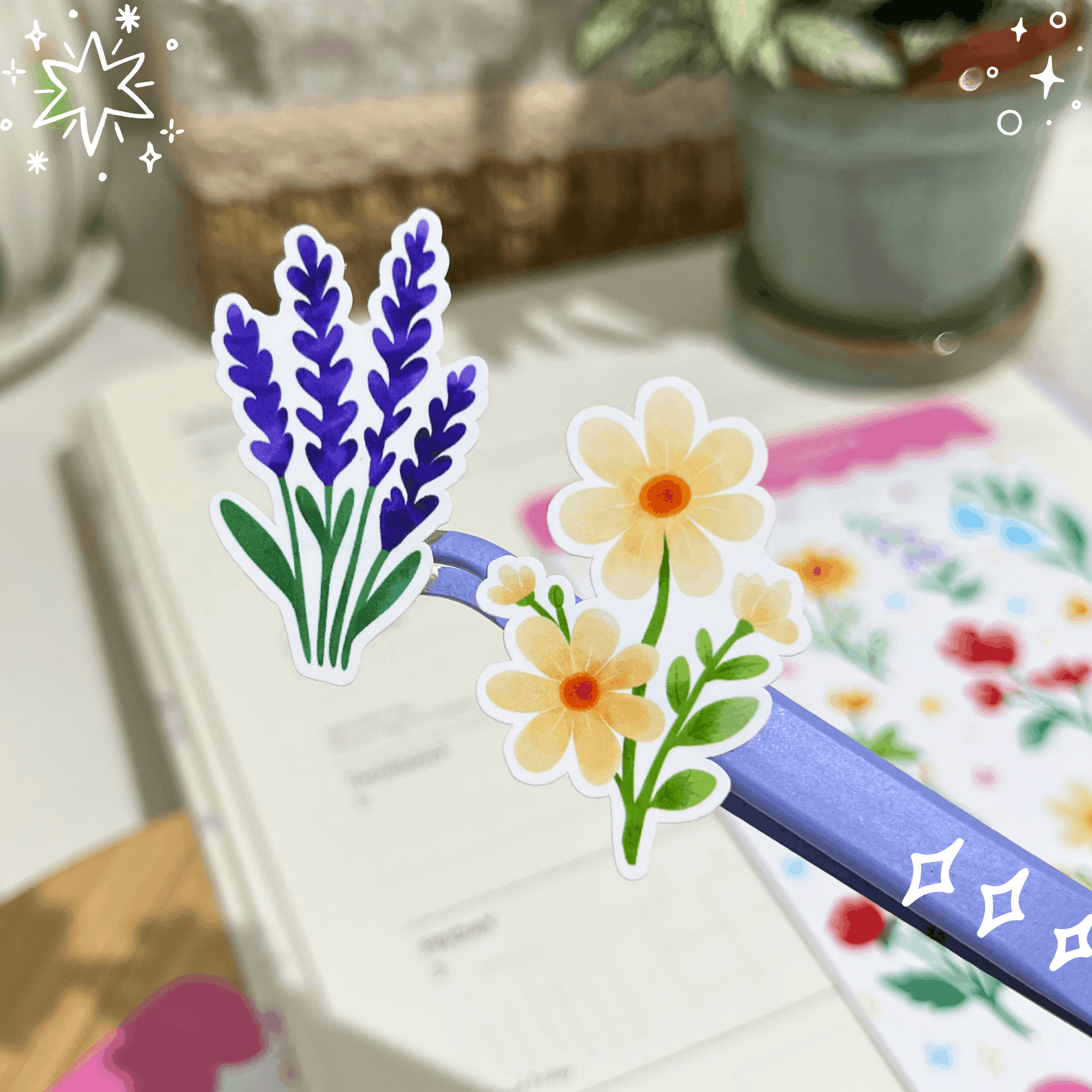 Blooming Flowers Sticker Sheet — image 4