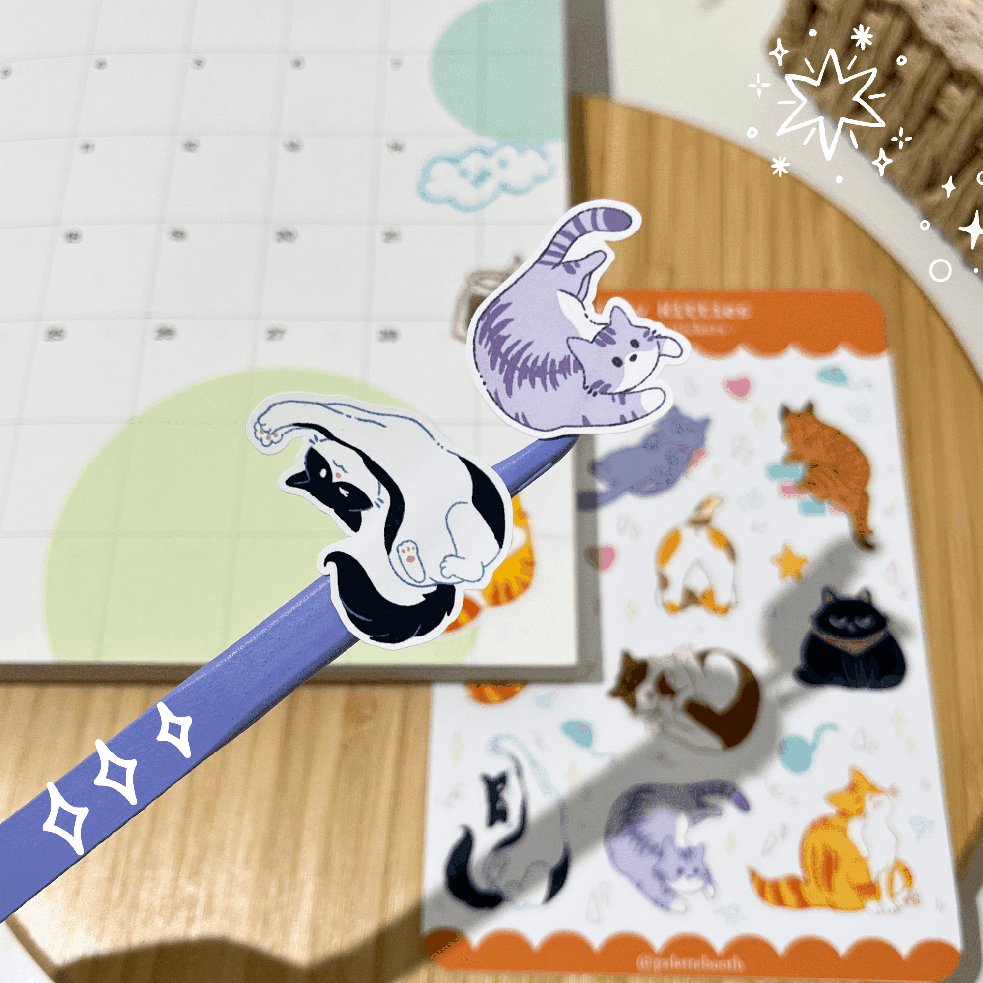 Silly Kitties Sticker Sheet — image 4