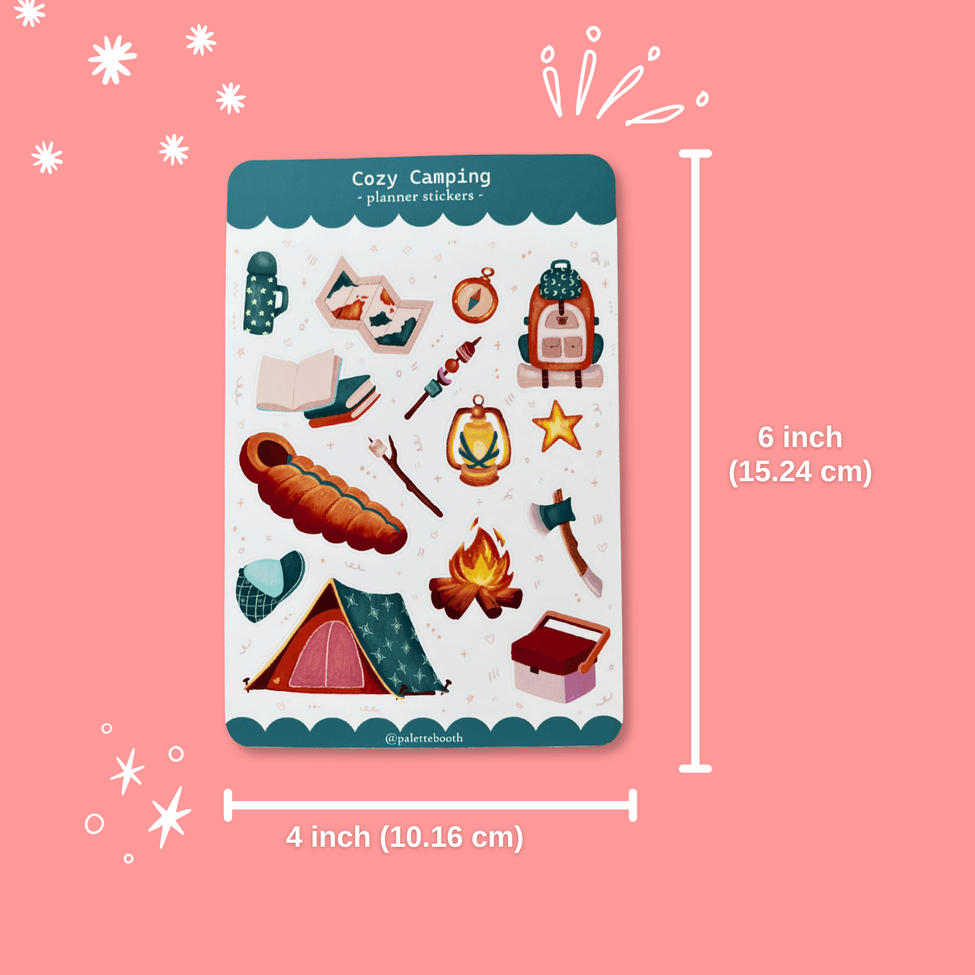 Cozy Camping Sticker Sheet — image 2