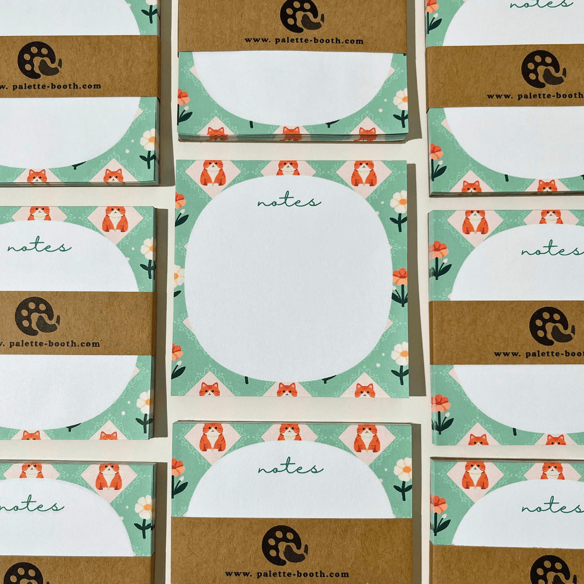 Cat Floral Memo Pad — image 5